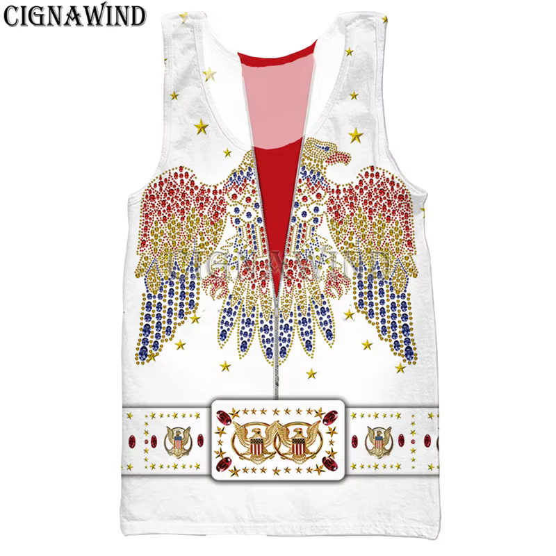 Nouveauté t-shirt hommes/femmes Elvis Eagel Rock Dancer impression 3D t-shirts style Harajuku sweats