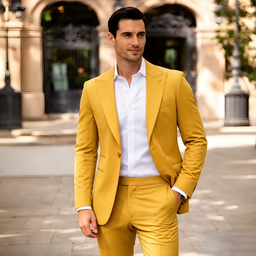 Costume Homme Vert Sauge 2 Pièces pour Bal de Promo, Mariage, Tenue Décontractée ou Formelle – Blaze