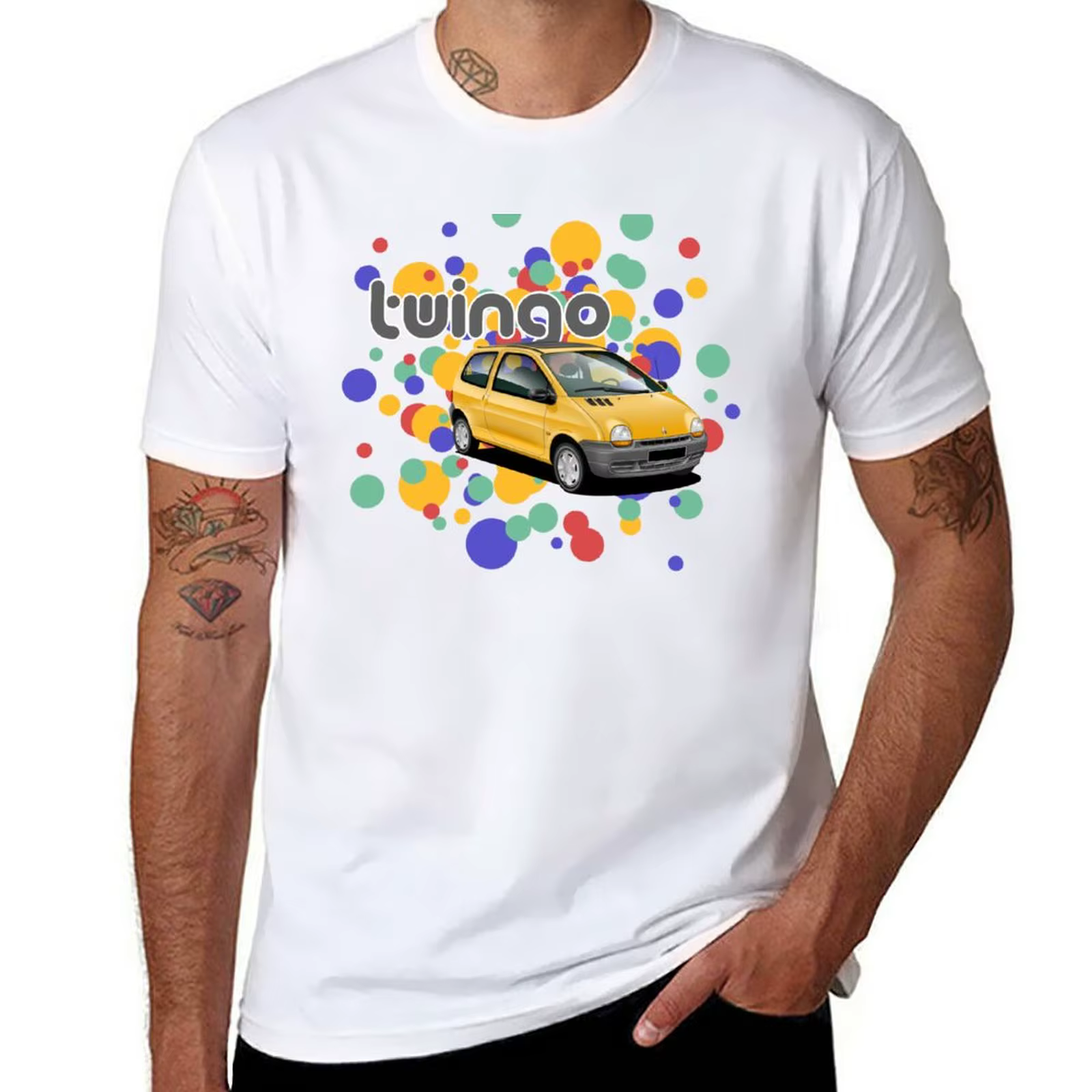 Nouveau modèle à la mode et innovant nouveau Mk1 1993 Twingo tacheté design T-Shirt chemise à séchag