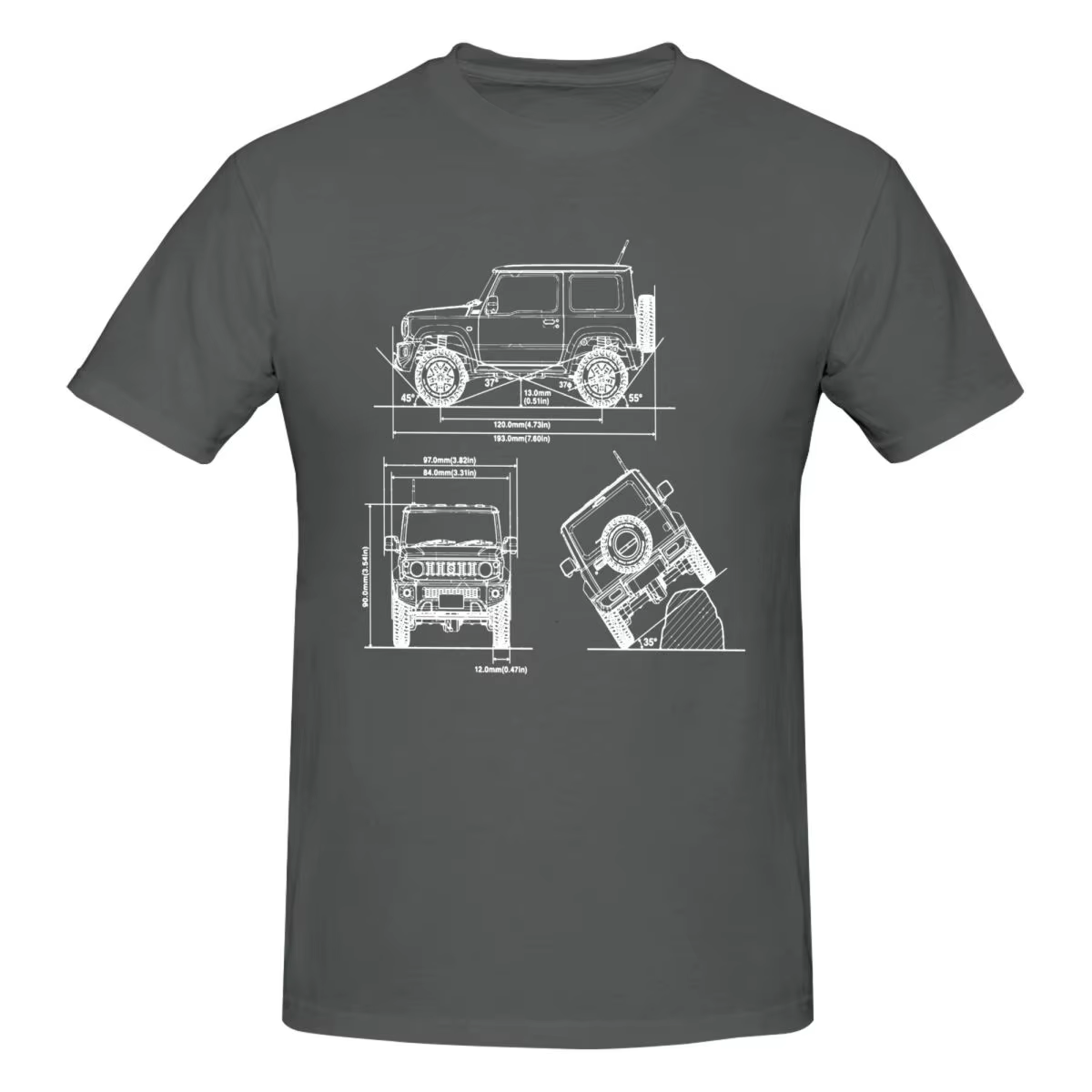 2025 été Jimny Fans de voitures japonaises Jimny t-shirts graphique Y2K cadeaux t-shirts hommes femm