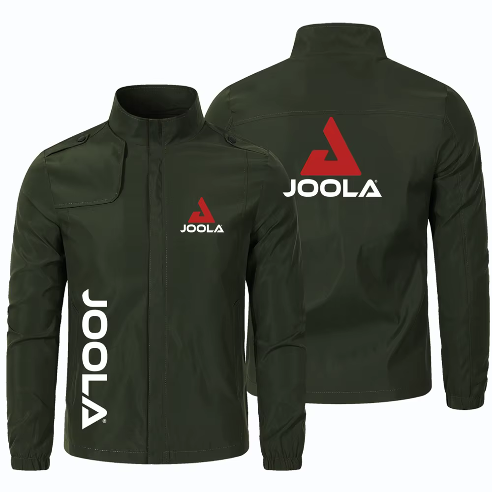 Veste à col montant pour hommes JOOLA, veste décontractée à fermeture éclair, coupe-vent pour le cyc