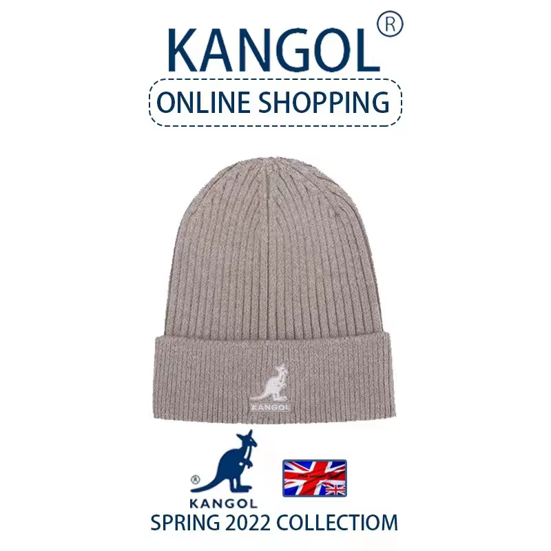 Bonnet en tricot épais Kangol Kangaroo, style coréen, unisexe, décontracté, polyvalent, chaud, en la