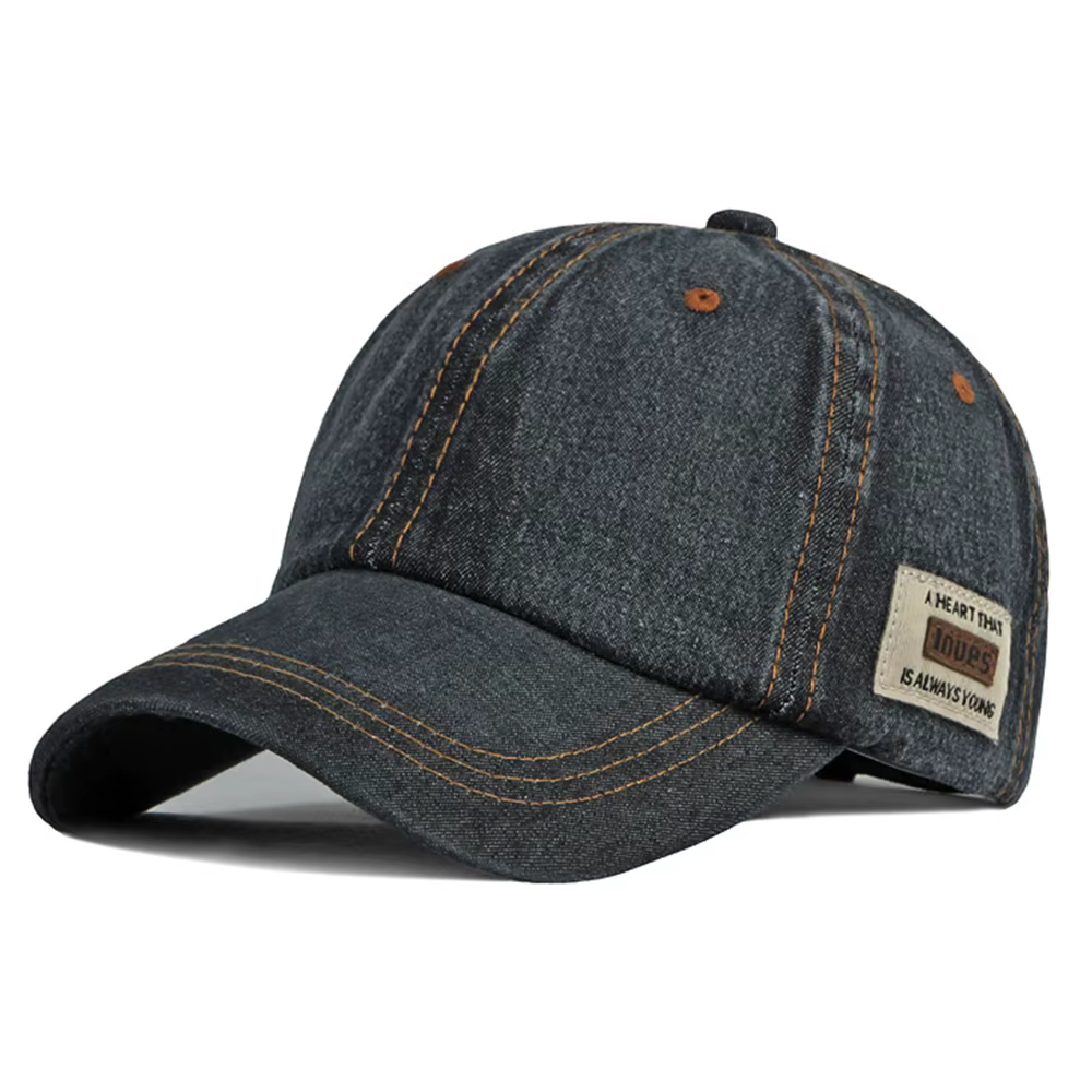 Casquette en jean bleu de marque FS pour hommes, casquettes de baseball d'été, chapeau de luxe pour 