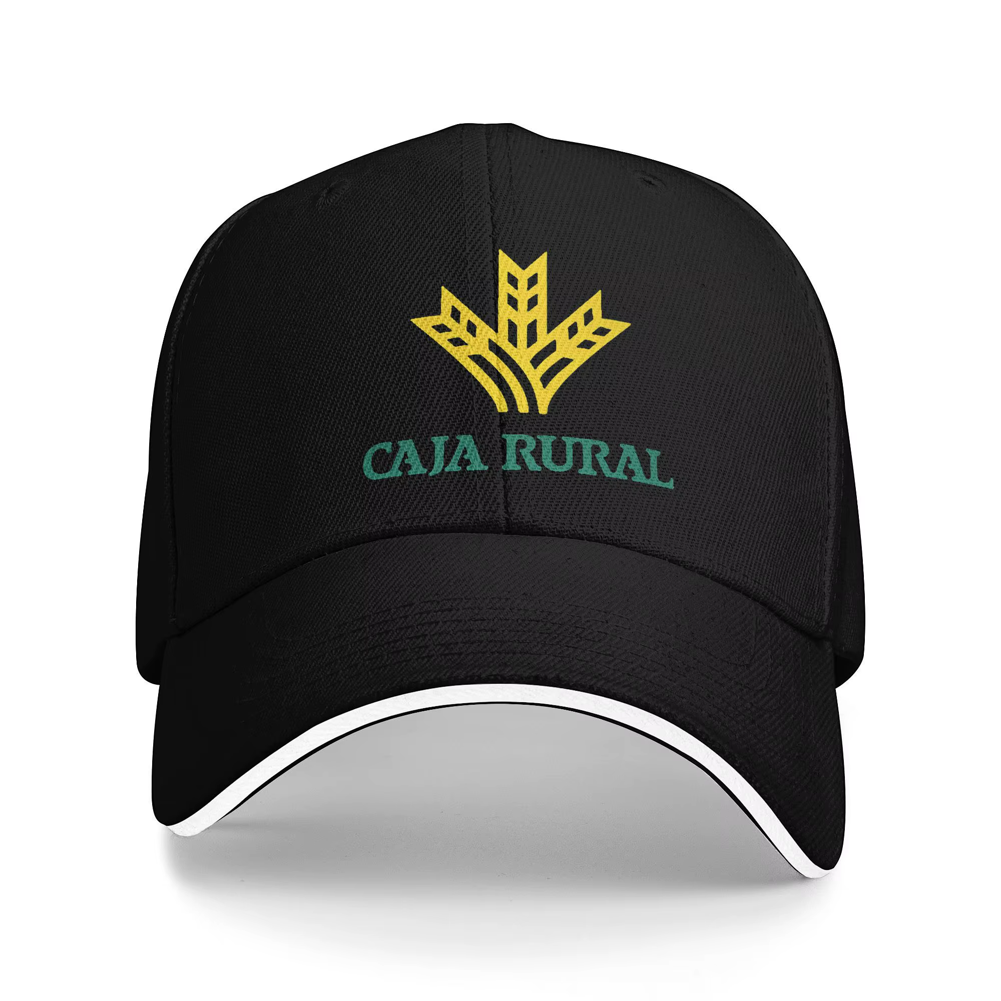 Brillant Caja Rural casquette de Baseball Style de rue unisexe hommes Hip Hop chapeaux soleil impres