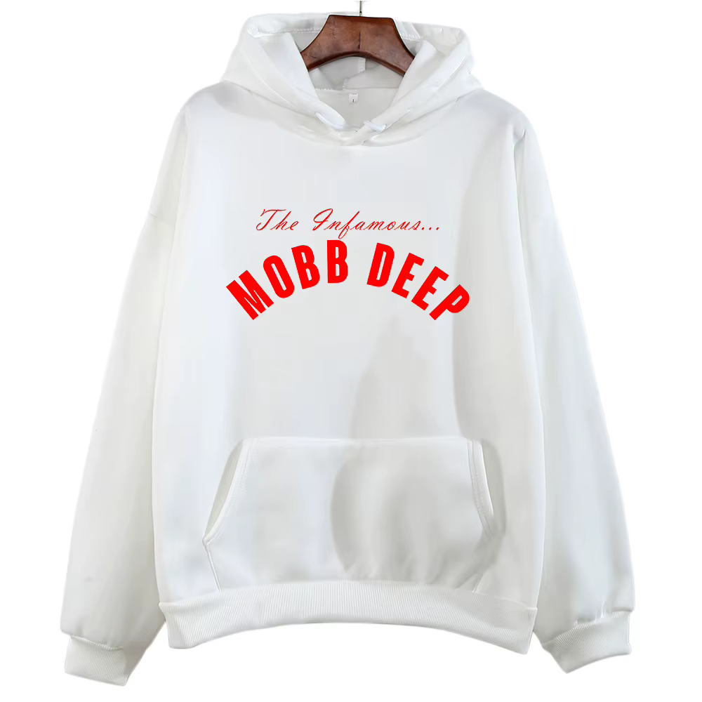 Mobb profond à capuche pour automne/hiver Hip Hop polaire sweats à manches longues gothique vêtement