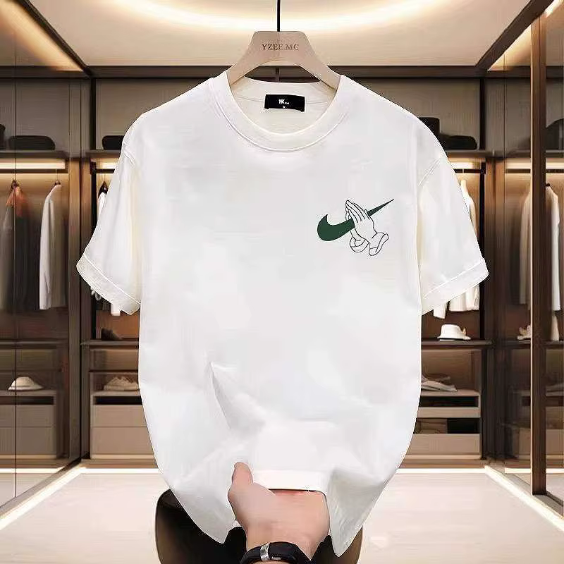 T-shirt à manches courtes en pur coton 2026Blockbuster, confortable, respirant, de haute qualité et 