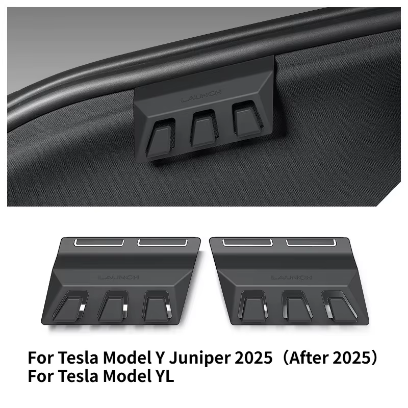 Pour Tesla Model Y/YL Juniper 2025 – Crochet de coffre en ABS, crochet de rangement latéral pour le 