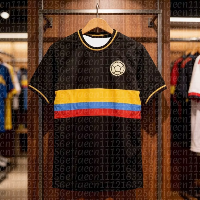 Maillot de football Colombie 2026 – Nouveau modèle confortable et respirant, idéal pour l'entraîneme