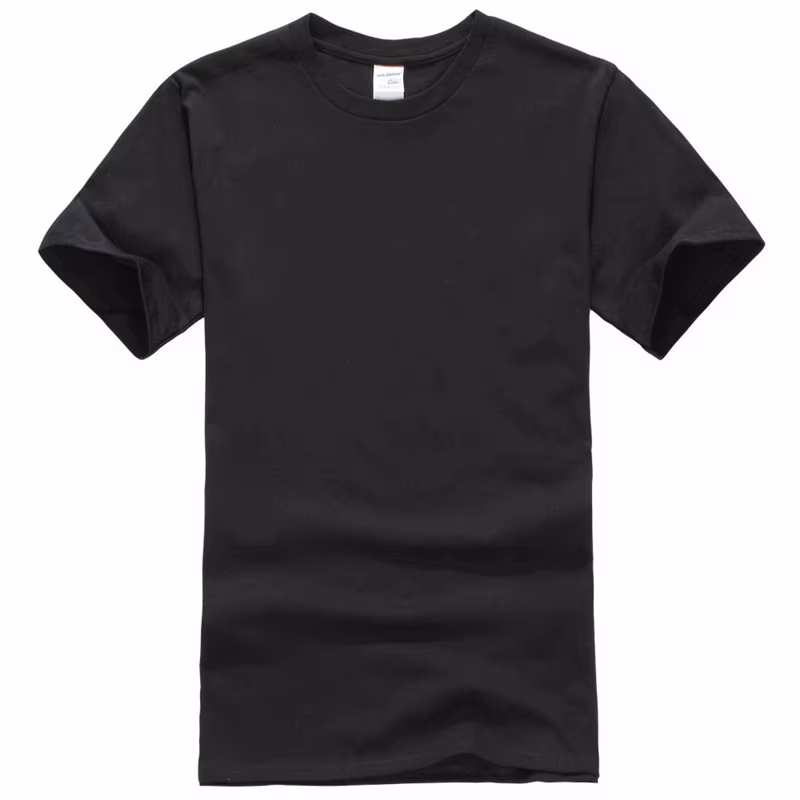 Été 100% coton T-Shirts hommes décontracté à manches courtes solide coton col rond doux T-Shirts bas