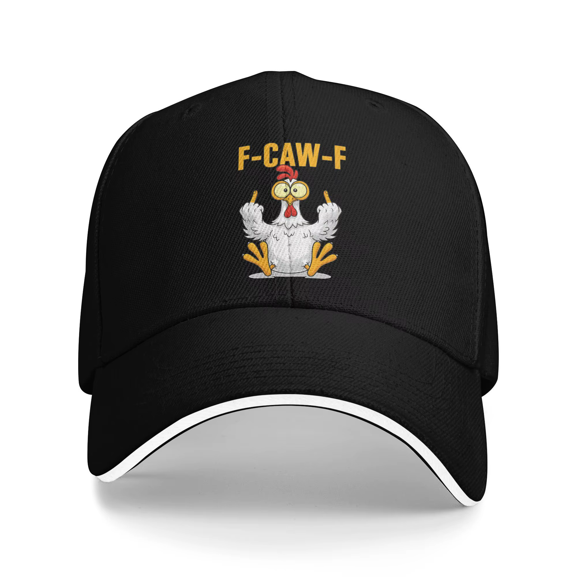 Casquette de Baseball pour hommes et femmes, tenue drôle F-Caw-F Chicken FCAWF, chapeau de camionneu