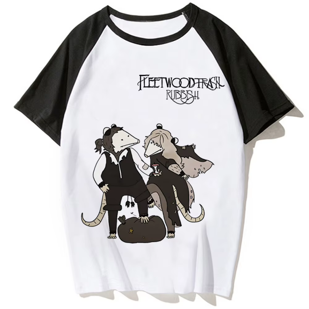 Www.hours Fleetwood Mac-T-shirt femme, été Y2K, fille, vêtements harajuku