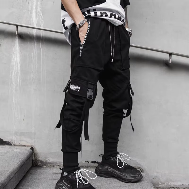 Jogging Streetwear pour hommes, pantalon Cargo pour adolescent, Harajuku, mode japonaise, décontract
