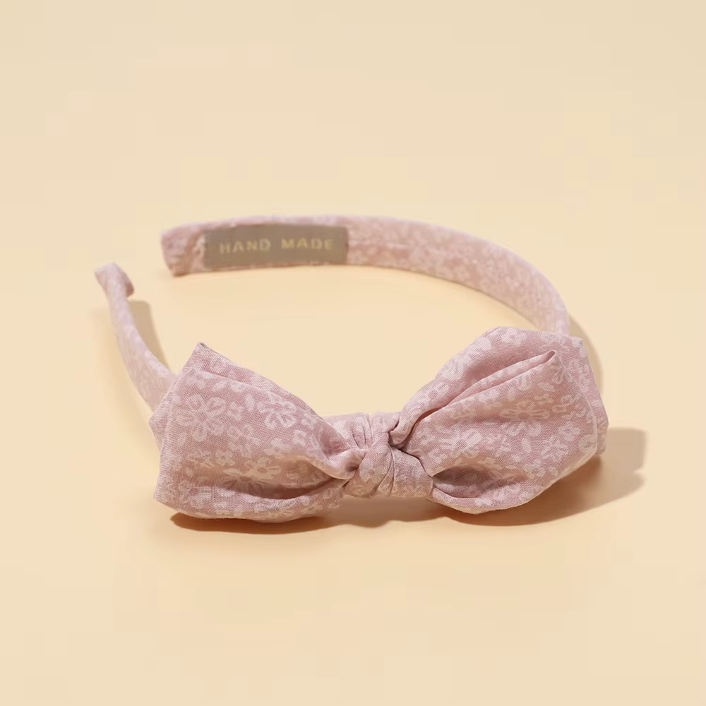 Bandeau en coton avec grand nœud pour bébé fille et garçon, cerceau à cheveux exquis, accessoires po