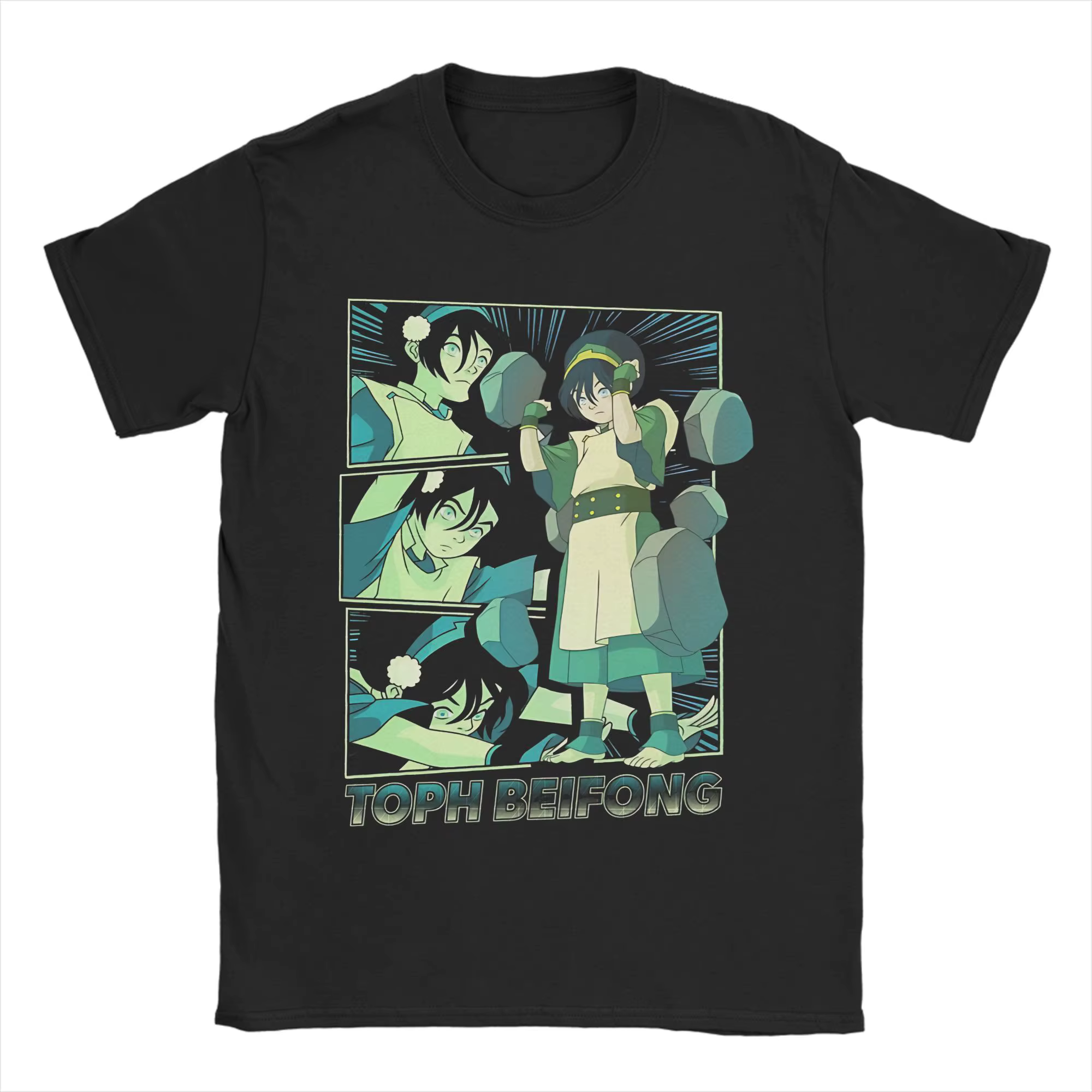 T-shirt Vintage Avatar-le dernier maître de l'air Toph Beifong Earthbending Master, T-Shirts tendanc