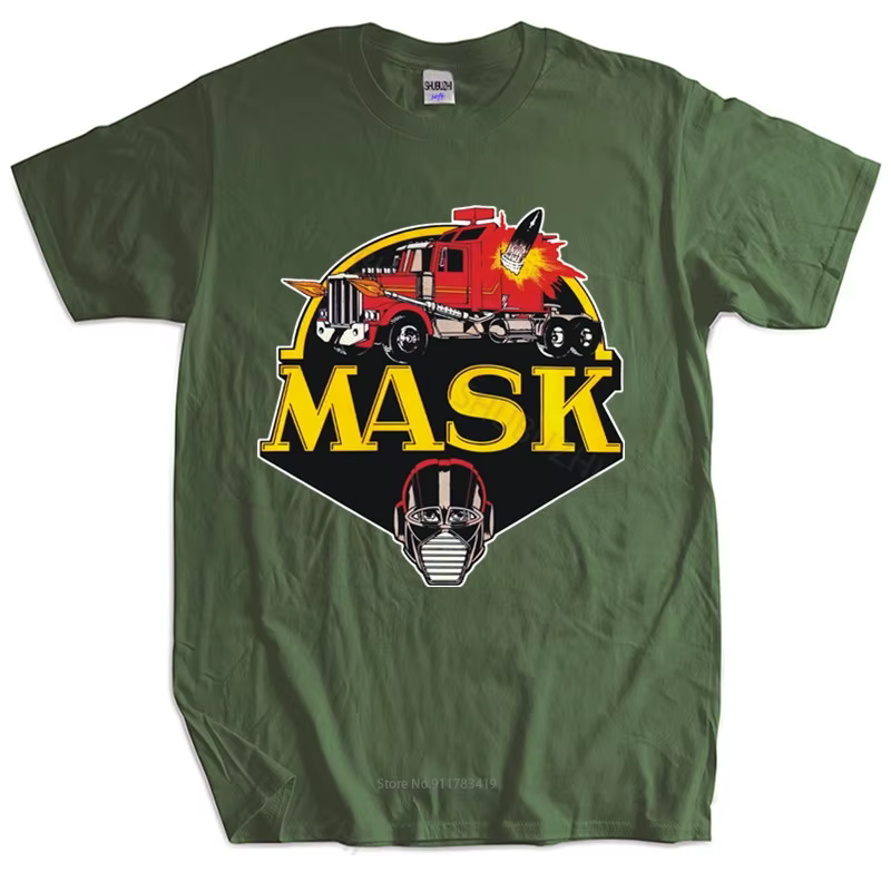 T-shirt noir en coton pour hommes, style à la mode, taille européenne, 343