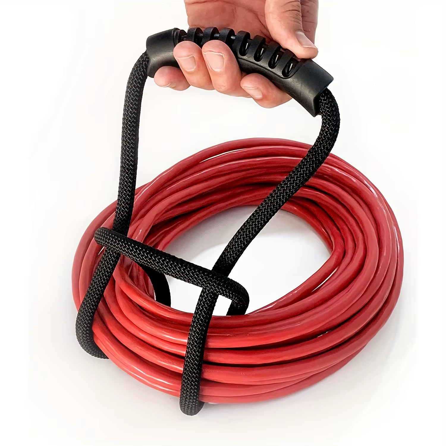 Sangle de rangement polyvalente avec poignée, organisateur idéal pour tuyaux, cordons, accessoires p
