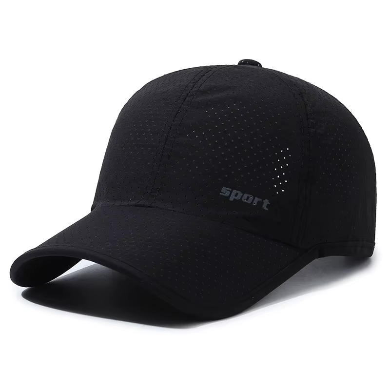 Casquette de Baseball à séchage rapide pour hommes, chapeau de soleil en maille respirante, Portable