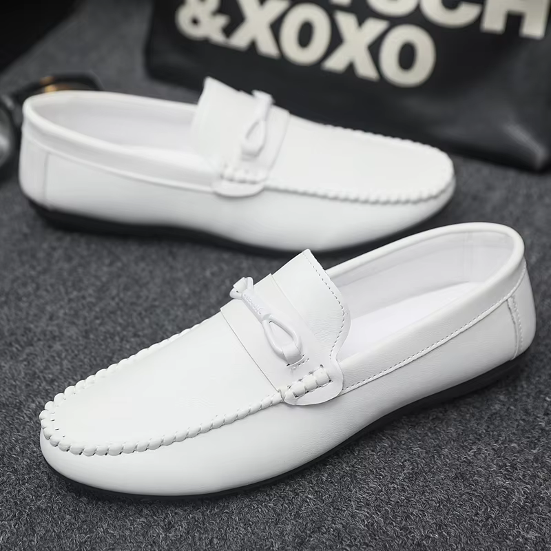ELUVA hommes chaussures décontractées mocassins respirants léger antidérapant marche baskets été gra