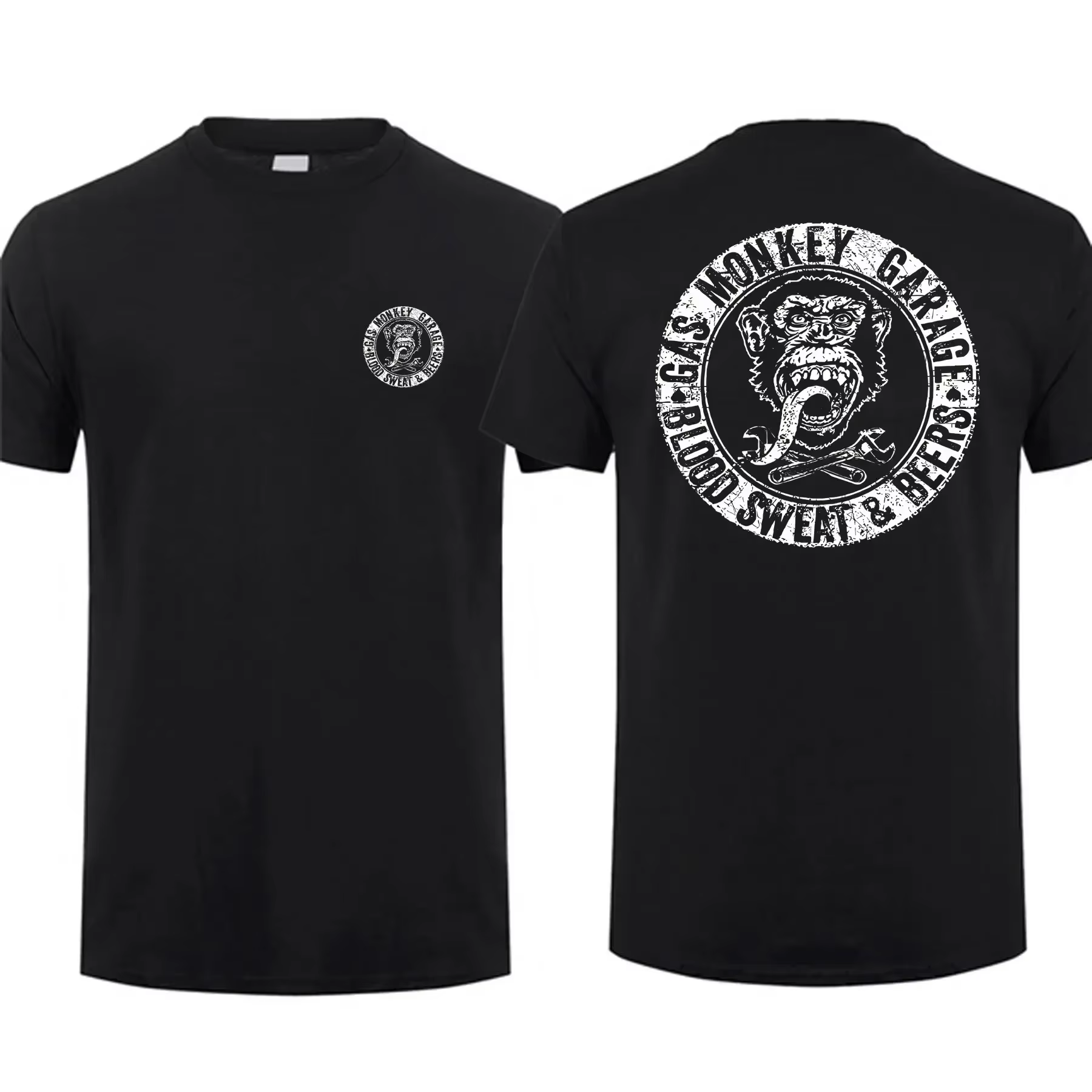 T-shirt décontracté rétro à manches courtes pour homme, coupe ajustée et respirante, style Y2K, coll
