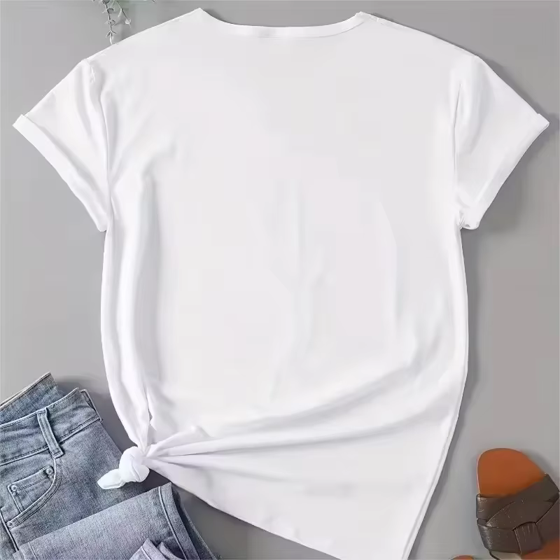 K-Drama T-Shirt femmes corée drame T-Shirt 100% coton à manches courtes surdimensionné T-Shirt femme