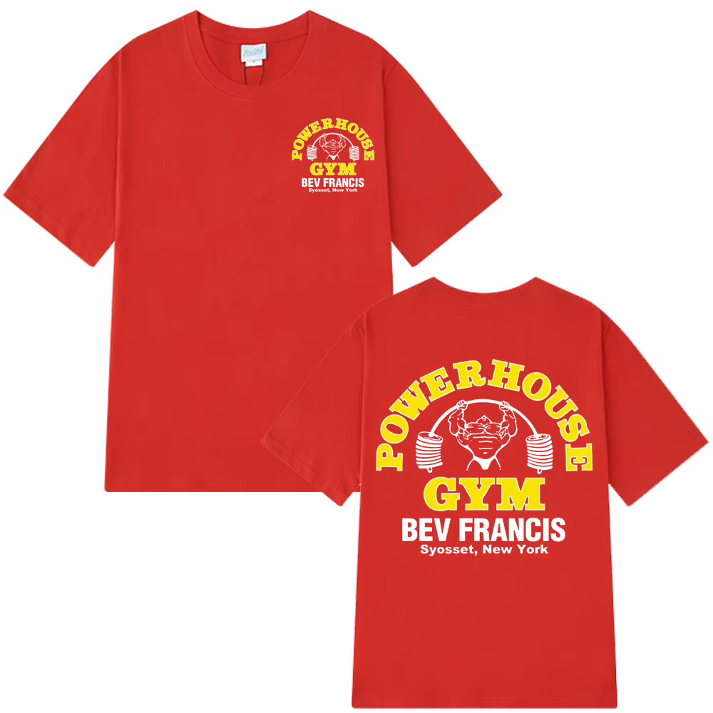 Powerhouse Gym graphique T-shirts Olympia Fitness exercice à manches courtes T-shirts hommes femmes 