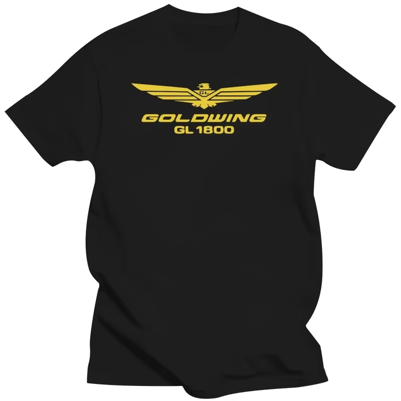 T-shirt Homme Col Rond Manches Courtes Été 2024 Nouveauté Moto Japonaise Honda Goldwing GL1800 GL 18