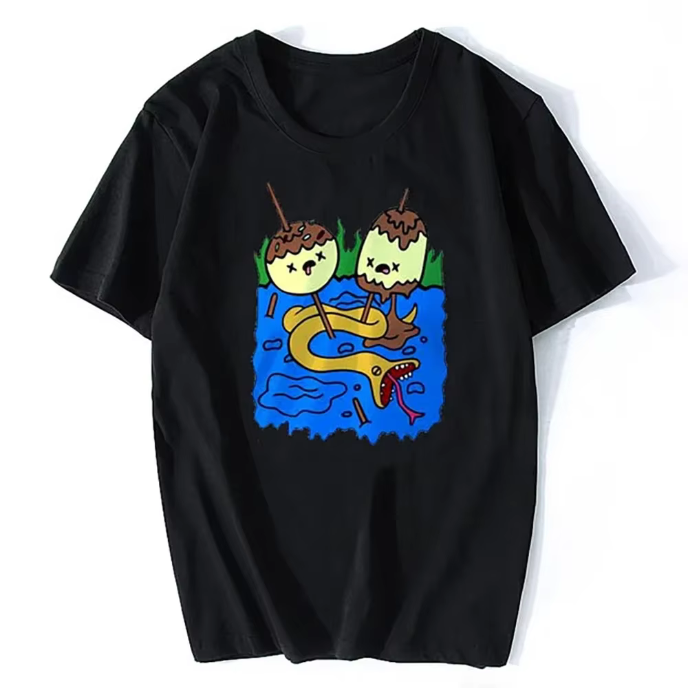 Rock à mâcher princesse décontracté femmes drôle T-Shirt fille Harajuku 90S T-shirt hommes Goth Marc