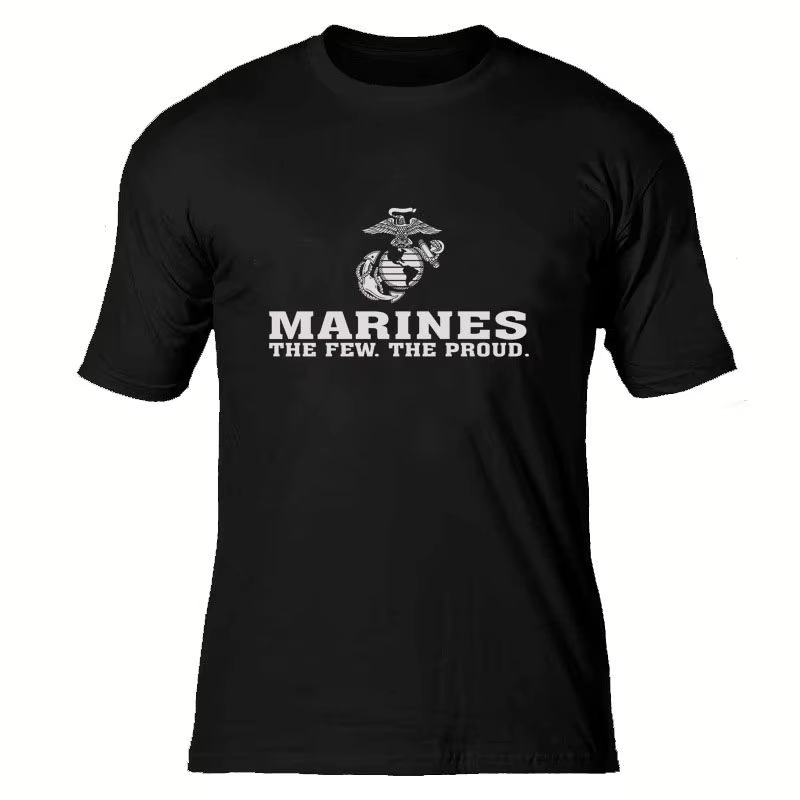 T-shirt de sport Marine Corps Printemps/Été 2026 - T-shirt culturel pour la quatrième année - Respir
