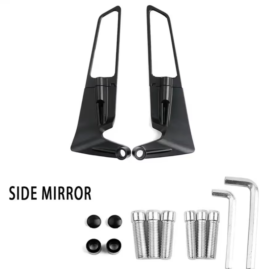 Miroirs à ailes furtives pour moto, accessoires pour rotation réglable, pour YAMAHA MT09 2024 MT 09,