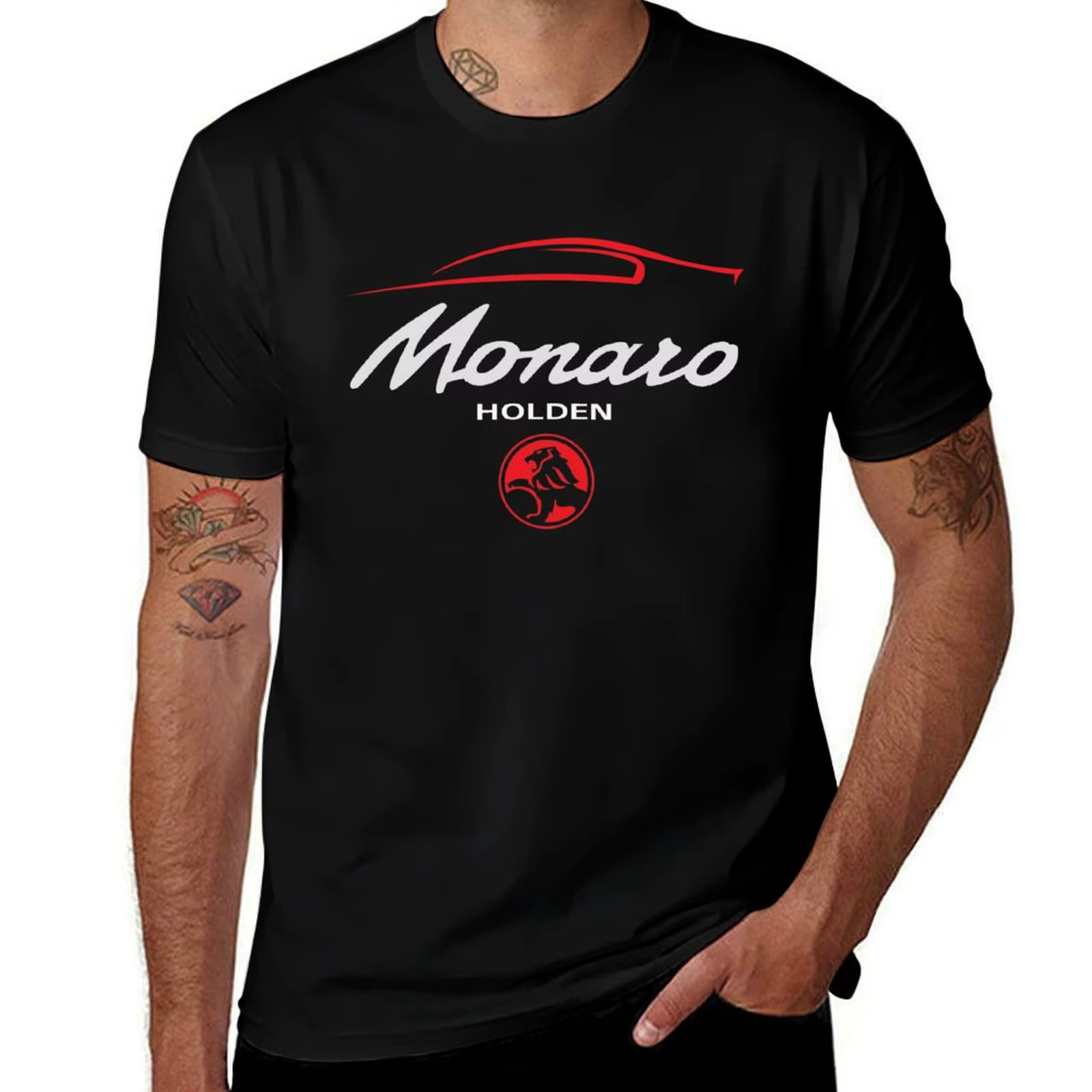 Homme HOLDEN graphique t luxe homme pour chemises T-Shirt t MONARO chemise vintage