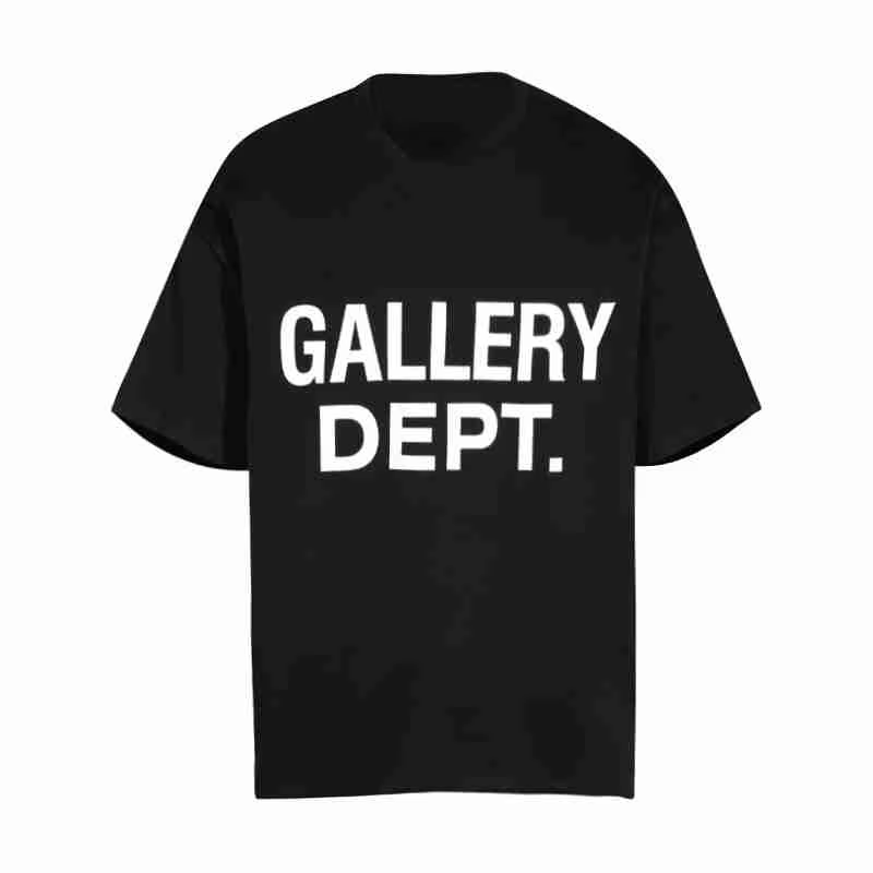 T-shirt unisexe décontracté à col rond 100 % coton avec motif lettres tendance – Haut d'été