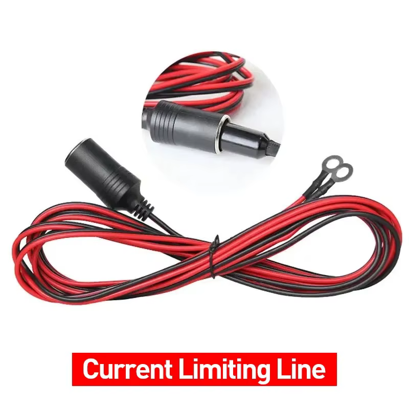 Câble de connexion de batterie de voiture 12V 24V à limitation de courant automatique pour chauffage
