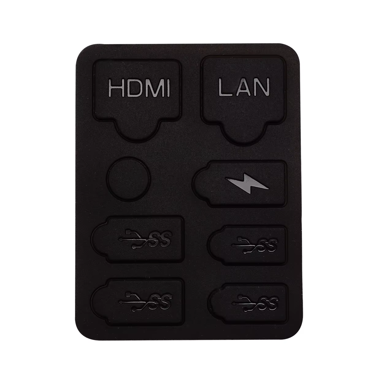 Juste de protection anti-poussière pour Playstation 5, étui en silicone, ports USB, kit anti-poussiè