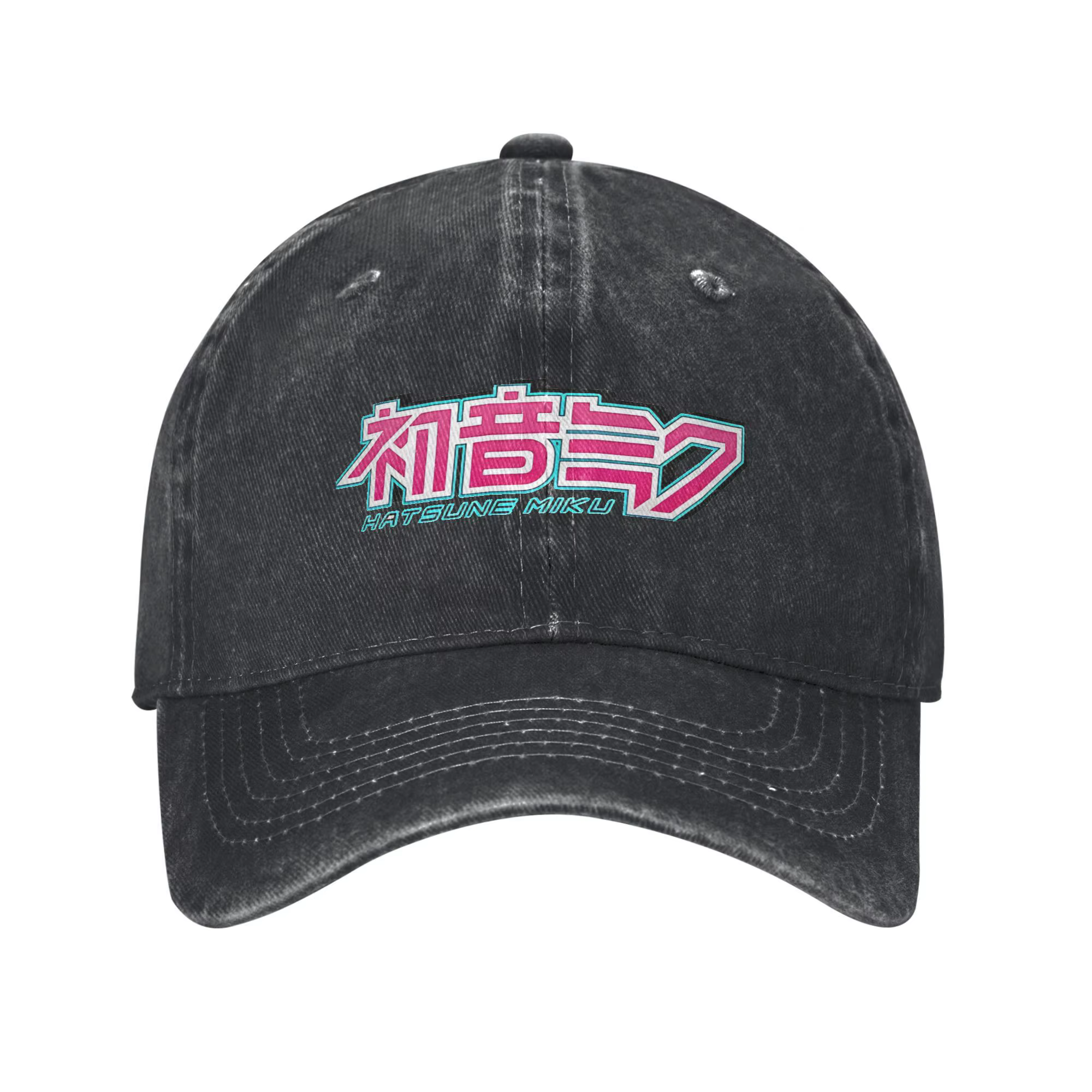 Casquette de baseball avec logo Hatsune Miku pour hommes et femmes, casquette réglable pour tous les