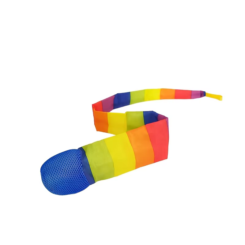 Rainbow Comet Ball Soft Tail 65cm, ballon de jeu intérieur/extérieur, ballon de lancer et de récepti