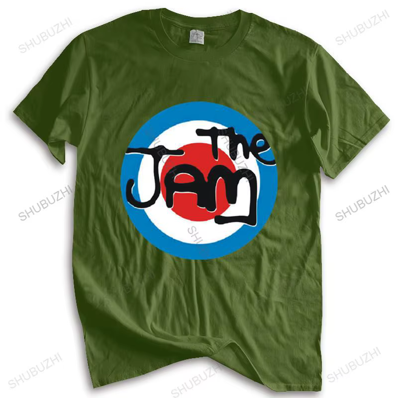 Marque de mode T-Shirt hommes lâche hommes The Jam Spray Logo blanc T-Shirt nouvelle mode T-Shirt ho
