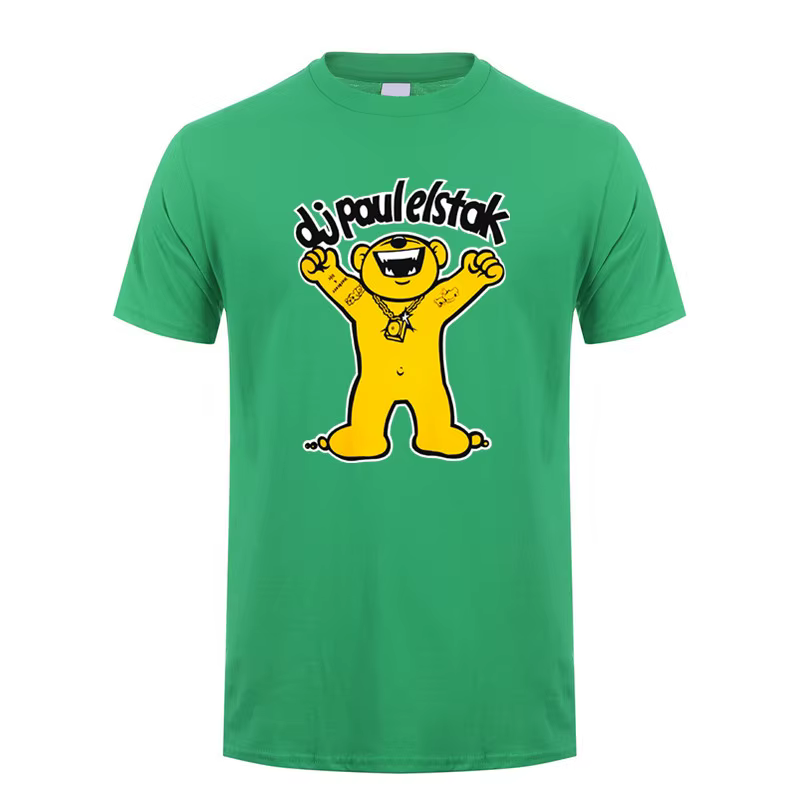 Paul Elstak t-shirt été hommes coton à manches courtes Hardcore T-shirts homme vêtements hauts