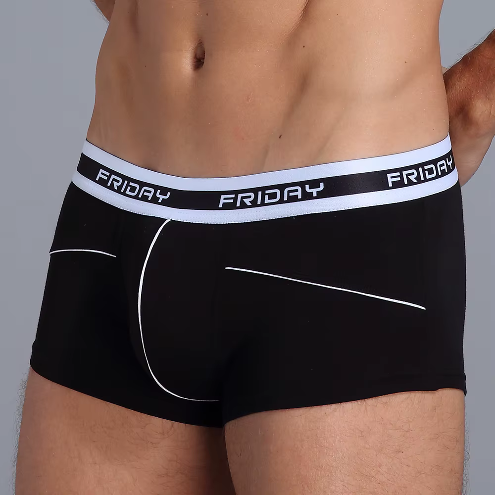Sous-vêtements sexy pour hommes en fibre de bambou, sous-vêtements respirants et confortables pour h