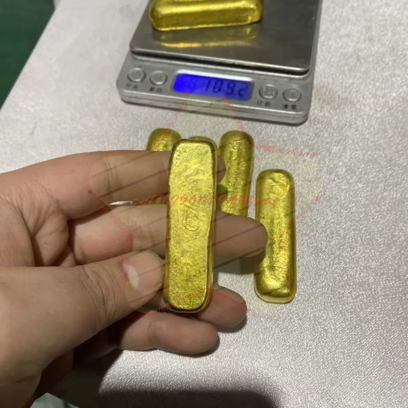 Barre d'or rouge de Bengale - Matière première résistante à la chaleur pour la réfusion de bijoux (1