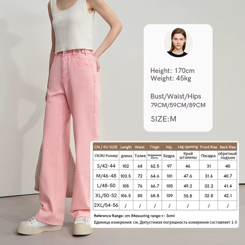 Jeans minimalistes pour femmes AMII, nouvelle collection automne 2025, pantalon droit rétro polyvale