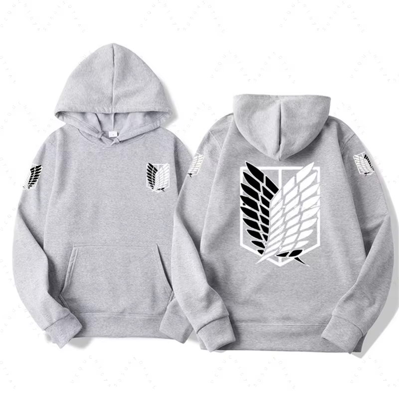 Sweat-shirt à capuche attaque sur Titan, pulls Shingeki No Kyojin, vêtements pour garçons et filles,