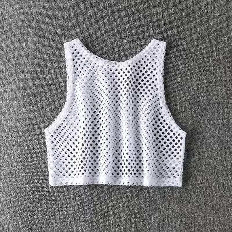 Sexy Fitness Gym Yoga Top T-shirt Femmes Sans Manches Chemises D'entraînement Gilet Séchage Rapide L