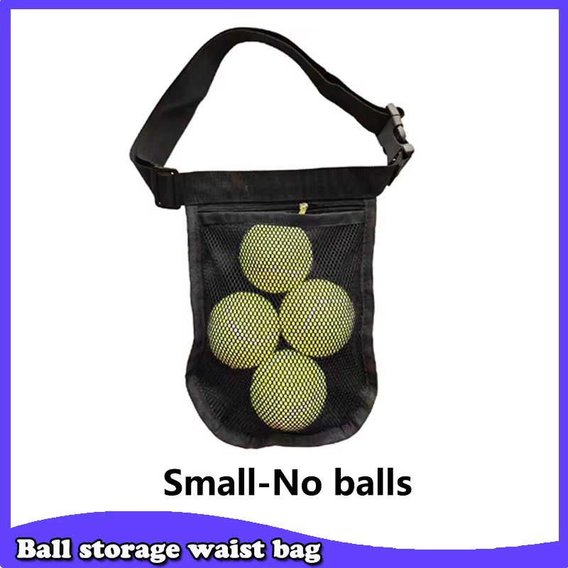 Porte-balle de Tennis réglable, sac de taille, pochette en tissu maille anti-transpiration, sac de m
