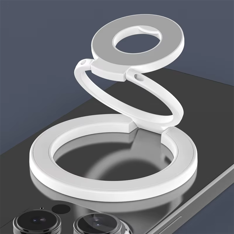 Pour MagSafe Double face magnétique téléphone anneau Support Portable pliant téléphone Portable Supp