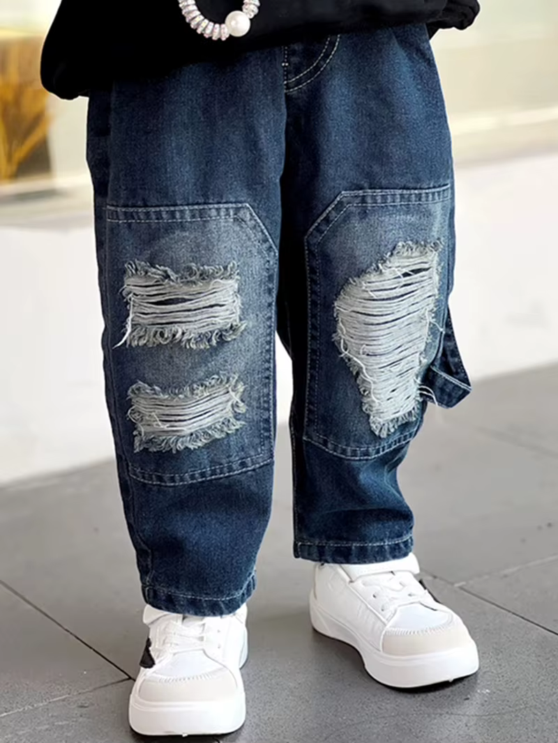 Vêtements coréens pour enfants, pantalons en Denim, nouveau Style coréen pour garçons de 2 à 10 ans,