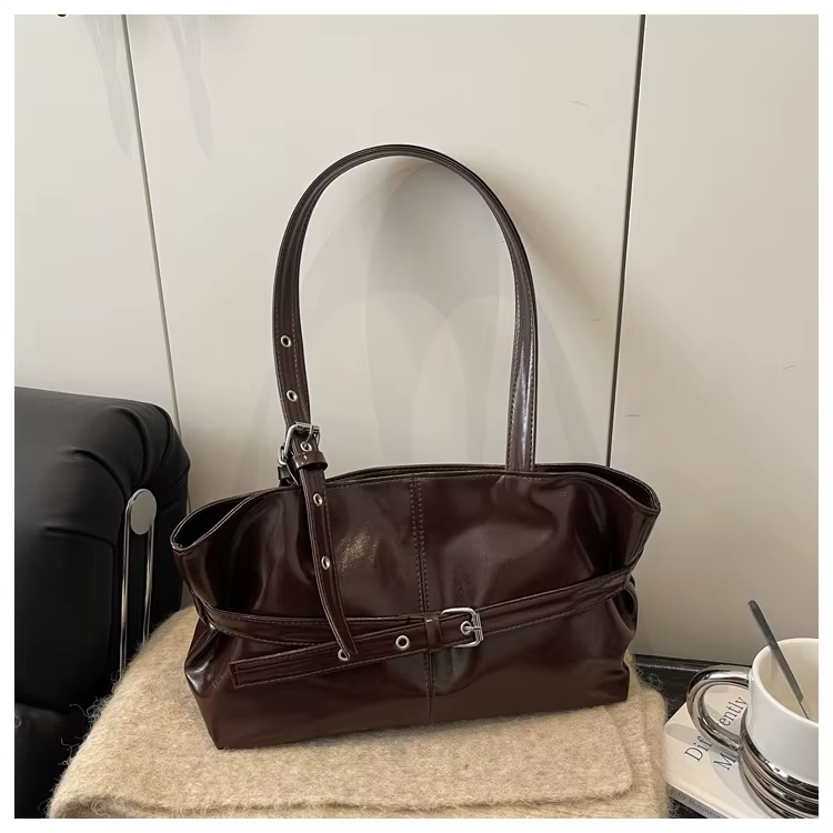 Sac à bandoulière grande capacité pour femmes, fourre-tout de banlieue, Simple, Vintage, transfronta