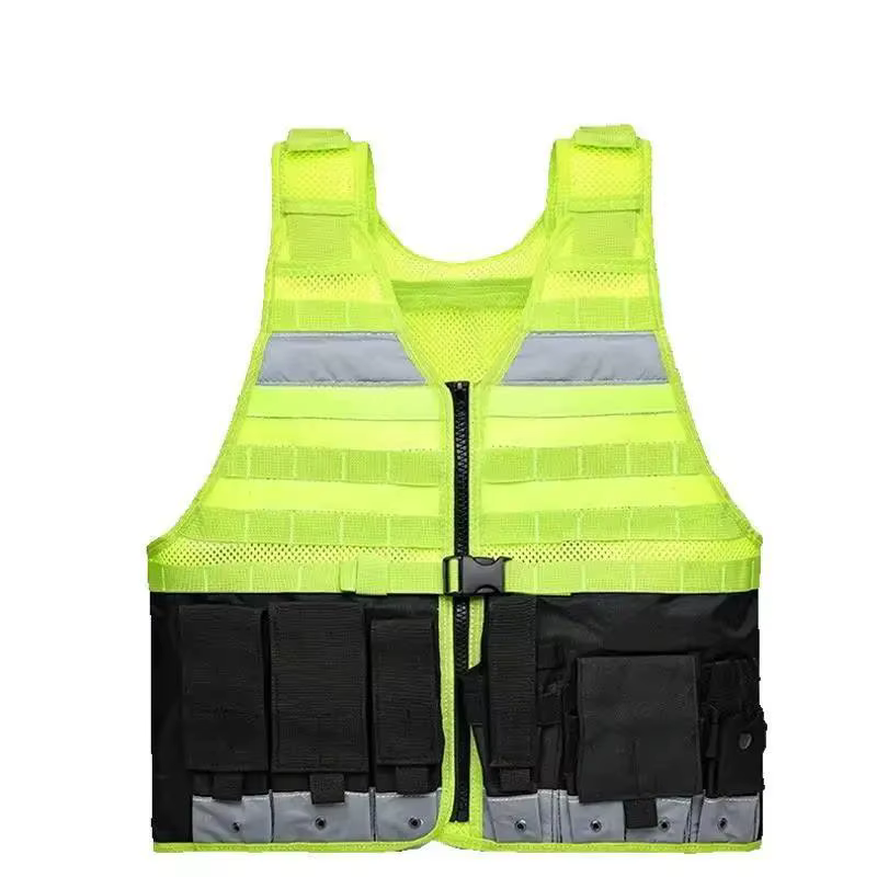 Gilet tactique réfléchissant, gilet de protection multifonctionnel, gilet d'extérieur, combinaison t