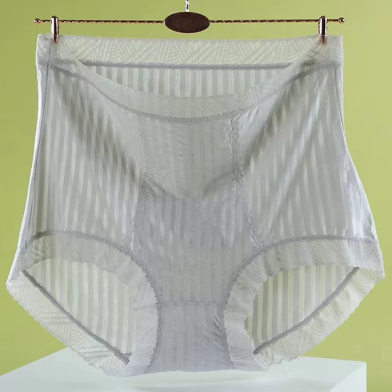 Culotte Sexy en dentelle pour femmes, grande taille, couleur unie, sous-vêtements à la mode, taille 