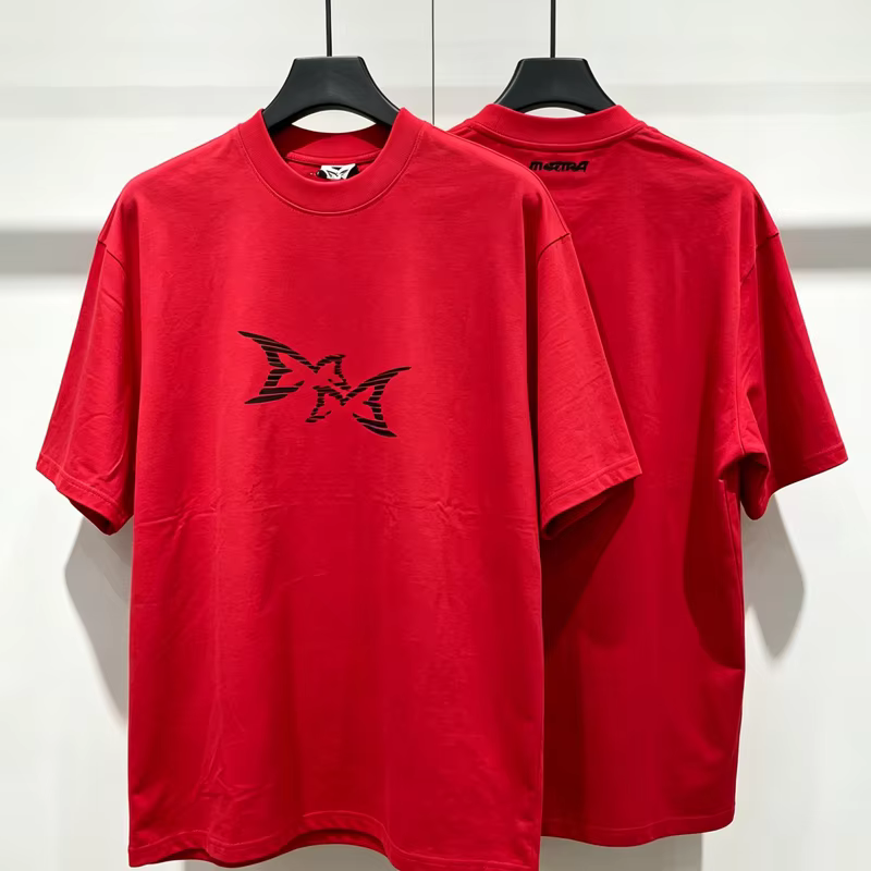 T-shirt tendance Mertra pour homme et femme, été, haute qualité, style streetwear, manches courtes, 
