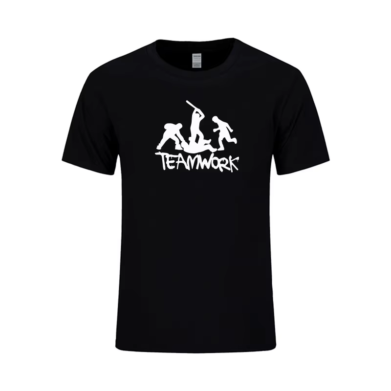 T-shirt manches courtes homme, humoristique et humoristique, en coton, à la mode, avec imprimé de gr